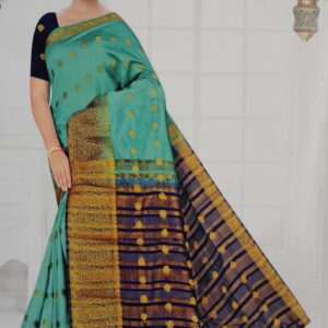 BENARASI SOFT SILK SAREE LIGHT BLUE COLOR WITH BLOUSE SET