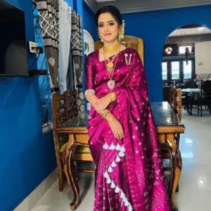 MEKHELA CHADOR SILK BLEND MIX PAAT
