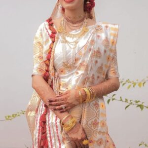 MEKHELA CHADOR SILK WITH PURE ZARI