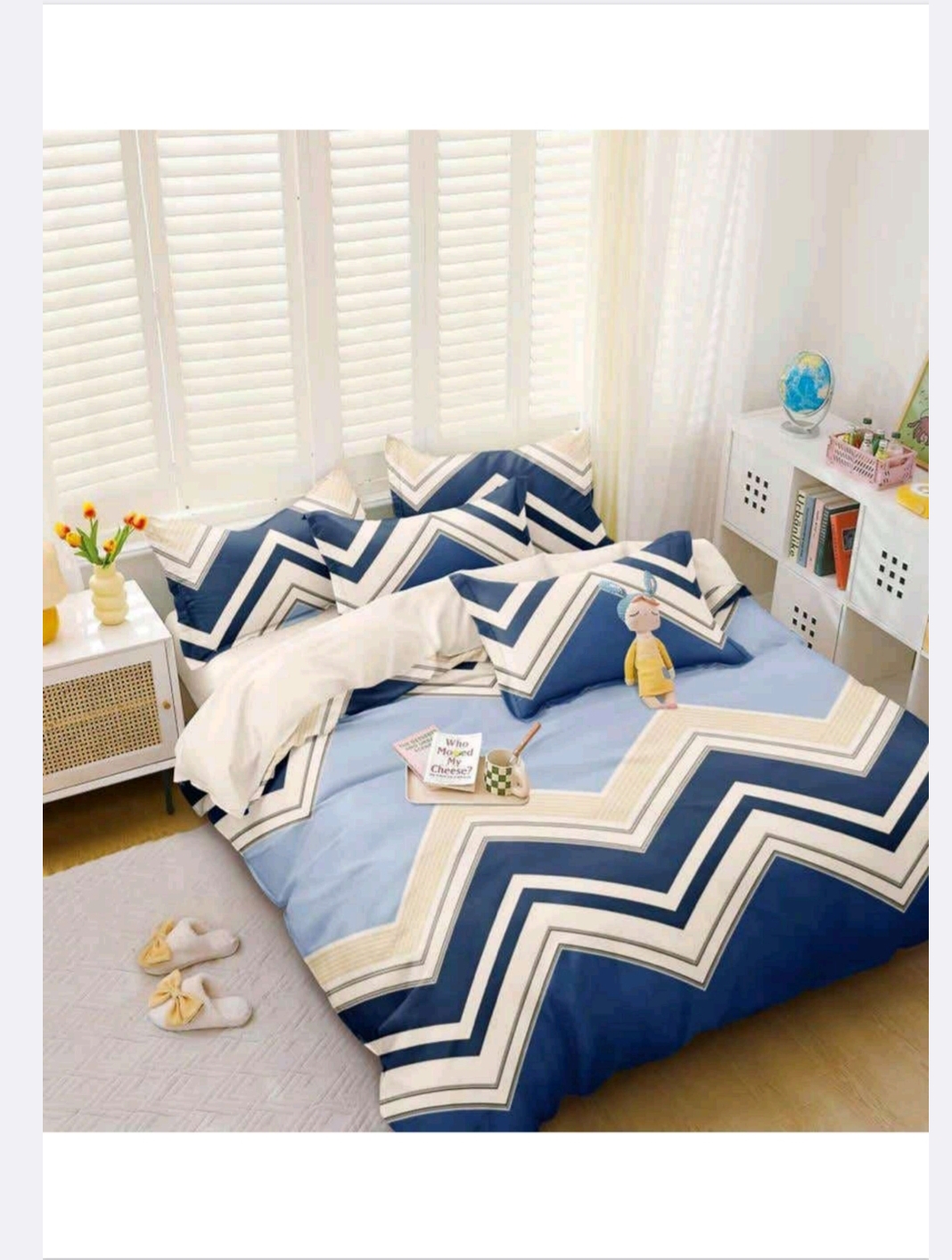 BELLEZZA PREMIUM KING SIZE BED SHEET WITH PRINTED BOX PACKING, BSC-003