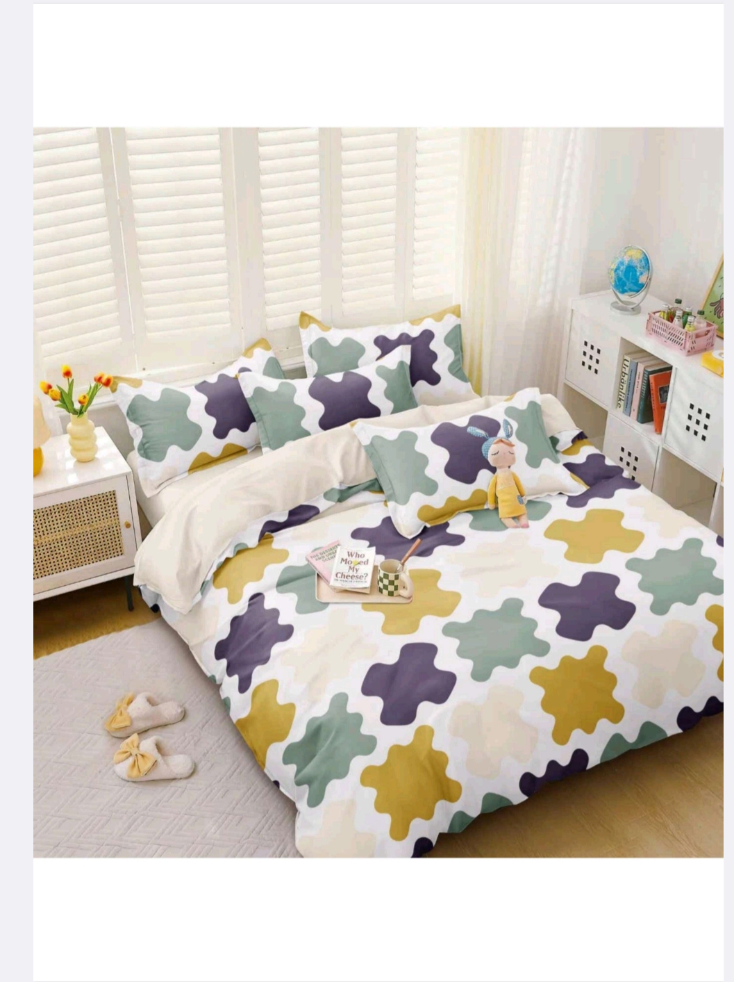 BELLEZZA PREMIUM KING SIZE BED SHEET WITH PRINTED BOX PACKING, BSC-002