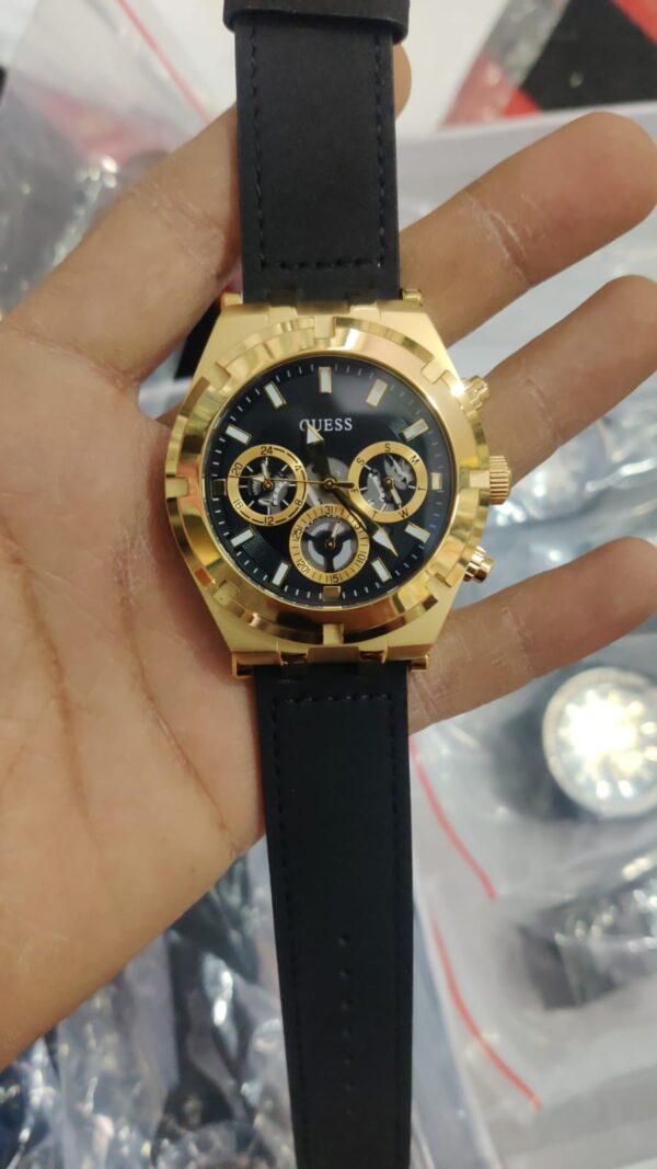 GUESS CONTINEMTAL BLACK DIAL
